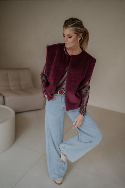 Abbozzo gilet I Burgundy - Wild Souls by JV® - Gilets