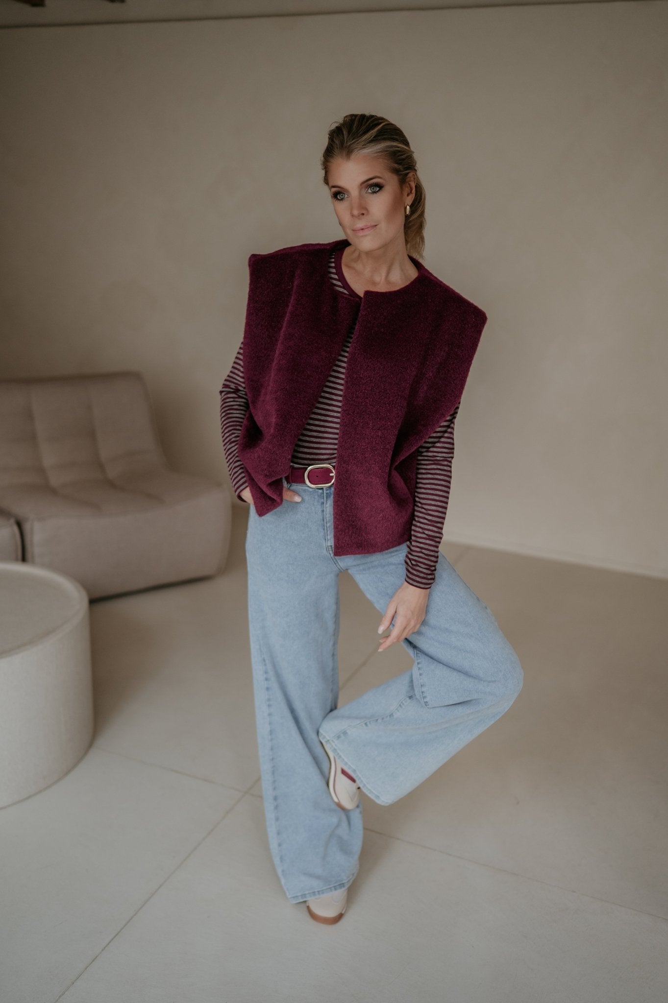 Abbozzo gilet I Burgundy - Wild Souls by JV® - Gilets