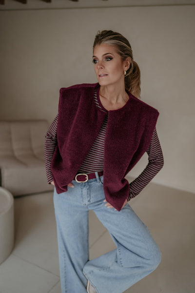 Abbozzo gilet I Burgundy - Wild Souls by JV® - Gilets