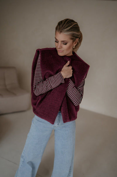 Abbozzo gilet I Burgundy - Wild Souls by JV® - Gilets