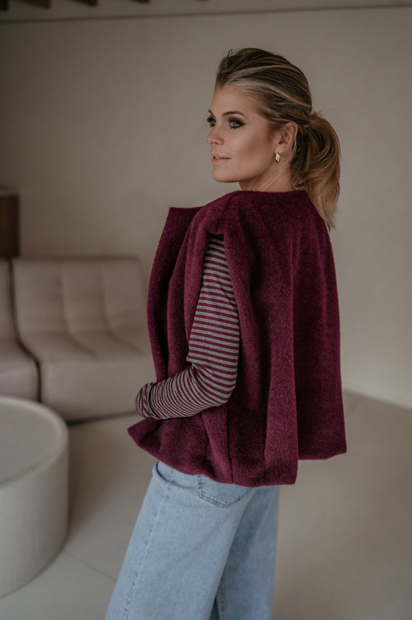 Abbozzo gilet I Burgundy - Wild Souls by JV® - Gilets