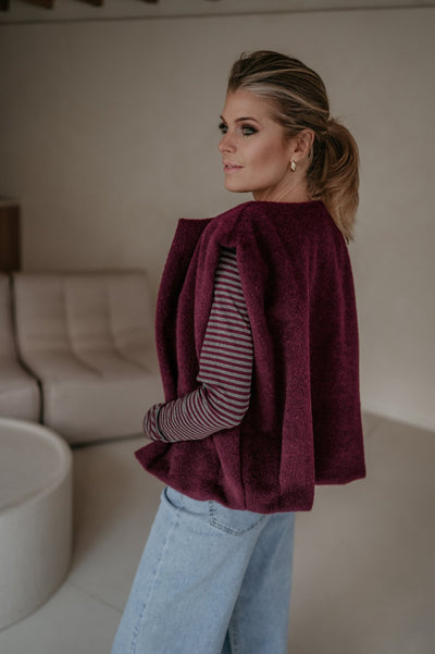 Abbozzo gilet I Burgundy - Wild Souls by JV® - Gilets