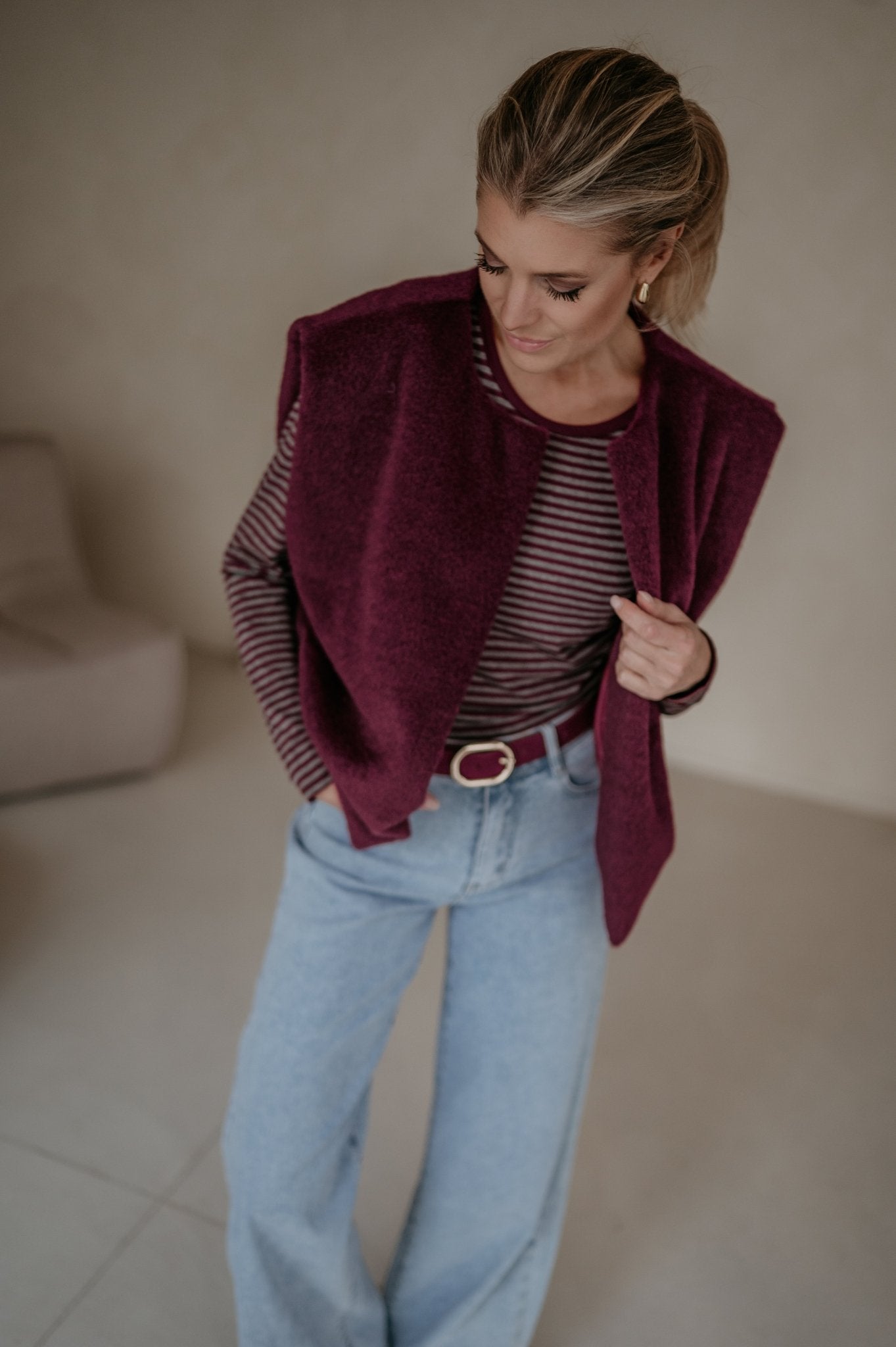 Abbozzo gilet I Burgundy - Wild Souls by JV® - Gilets