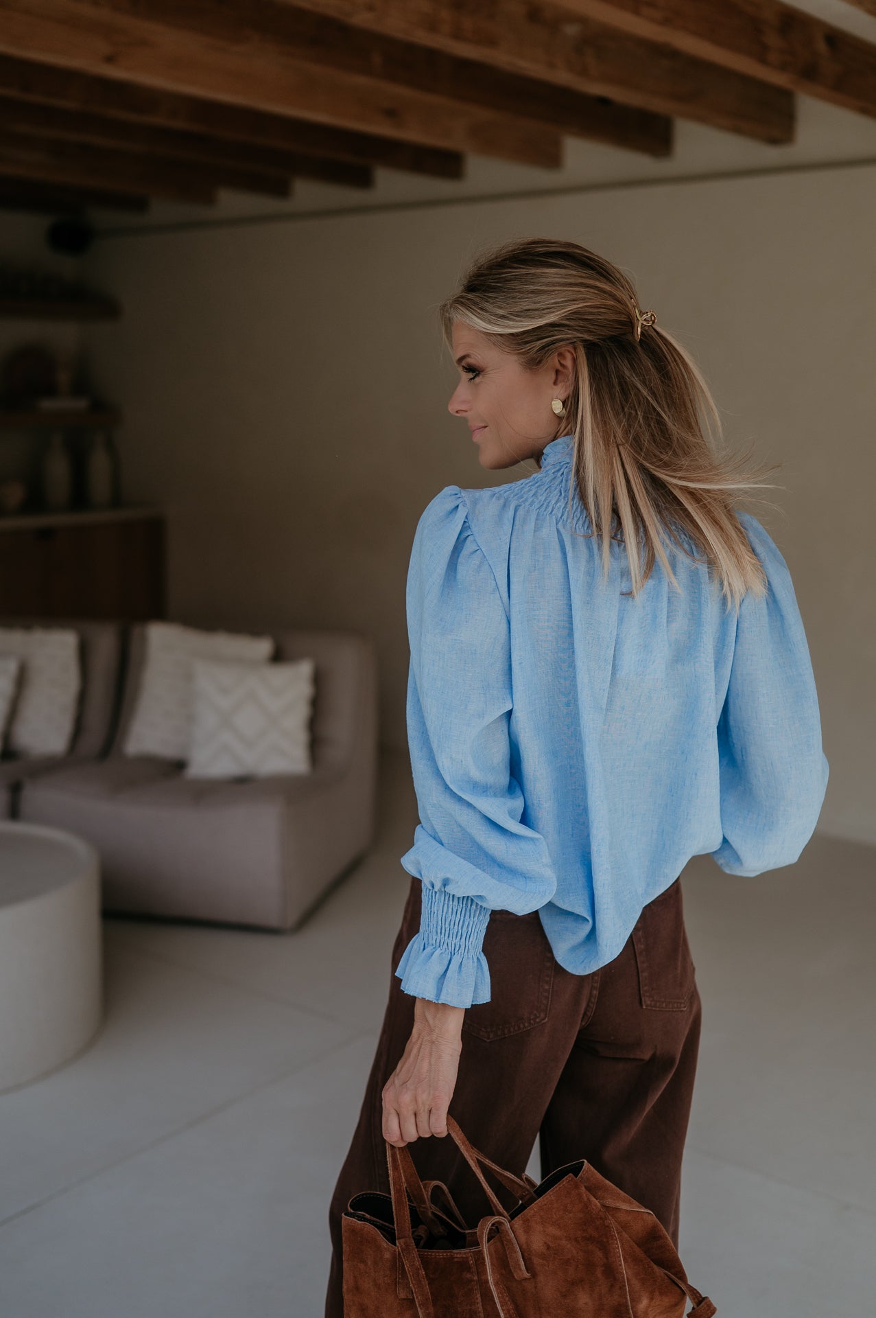 Adatti blouse I Blue - Wild Souls by JV® - Blouses