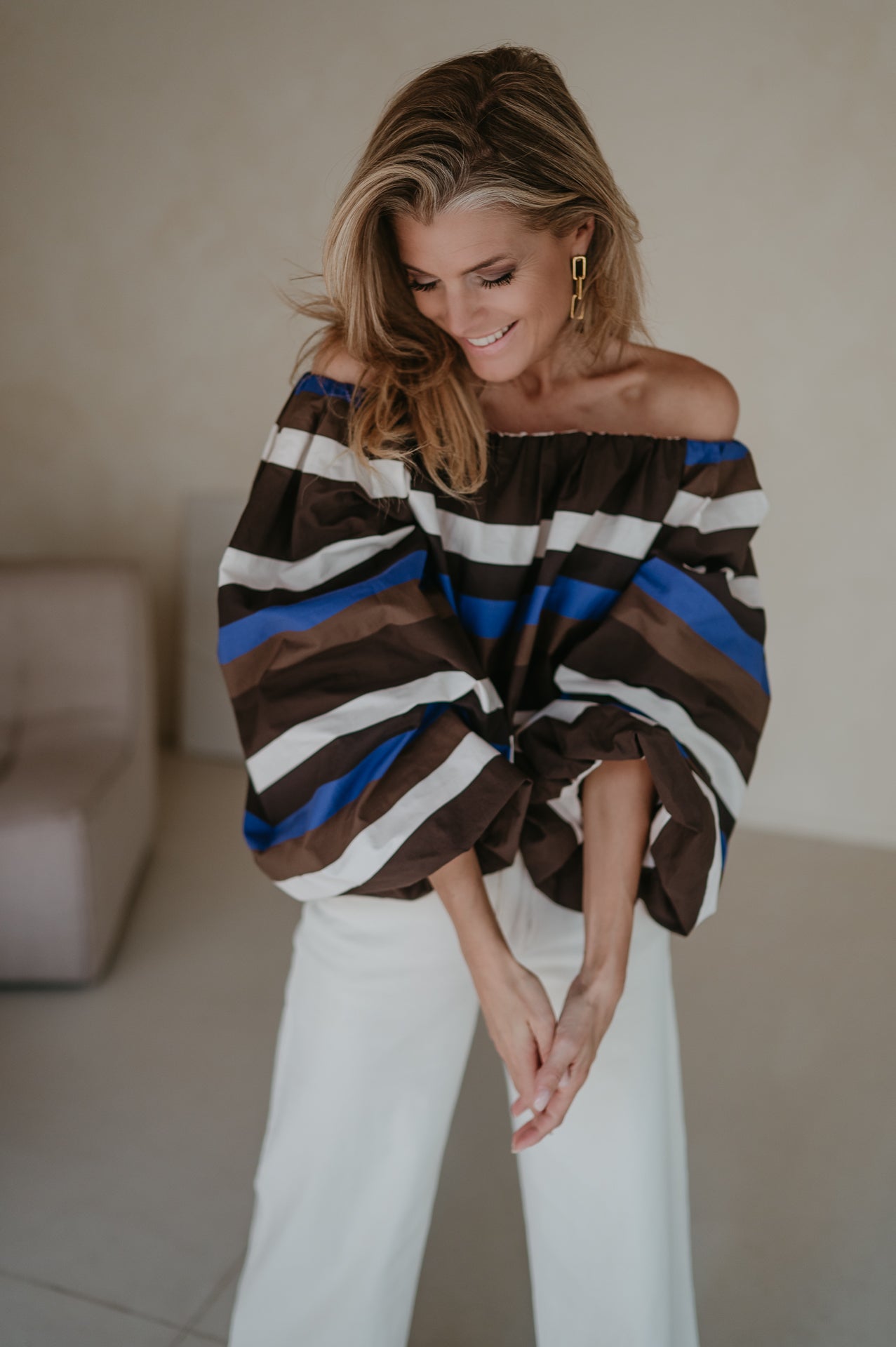 Addolce blouse I Brown - Wild Souls by JV® - Blouses