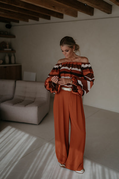 Addolce blouse I Terracotta - Wild Souls by JV® - Blouses