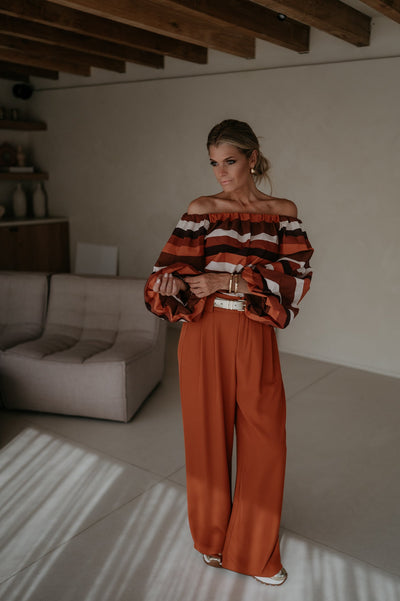 Addolce blouse I Terracotta - Wild Souls by JV® - Blouses