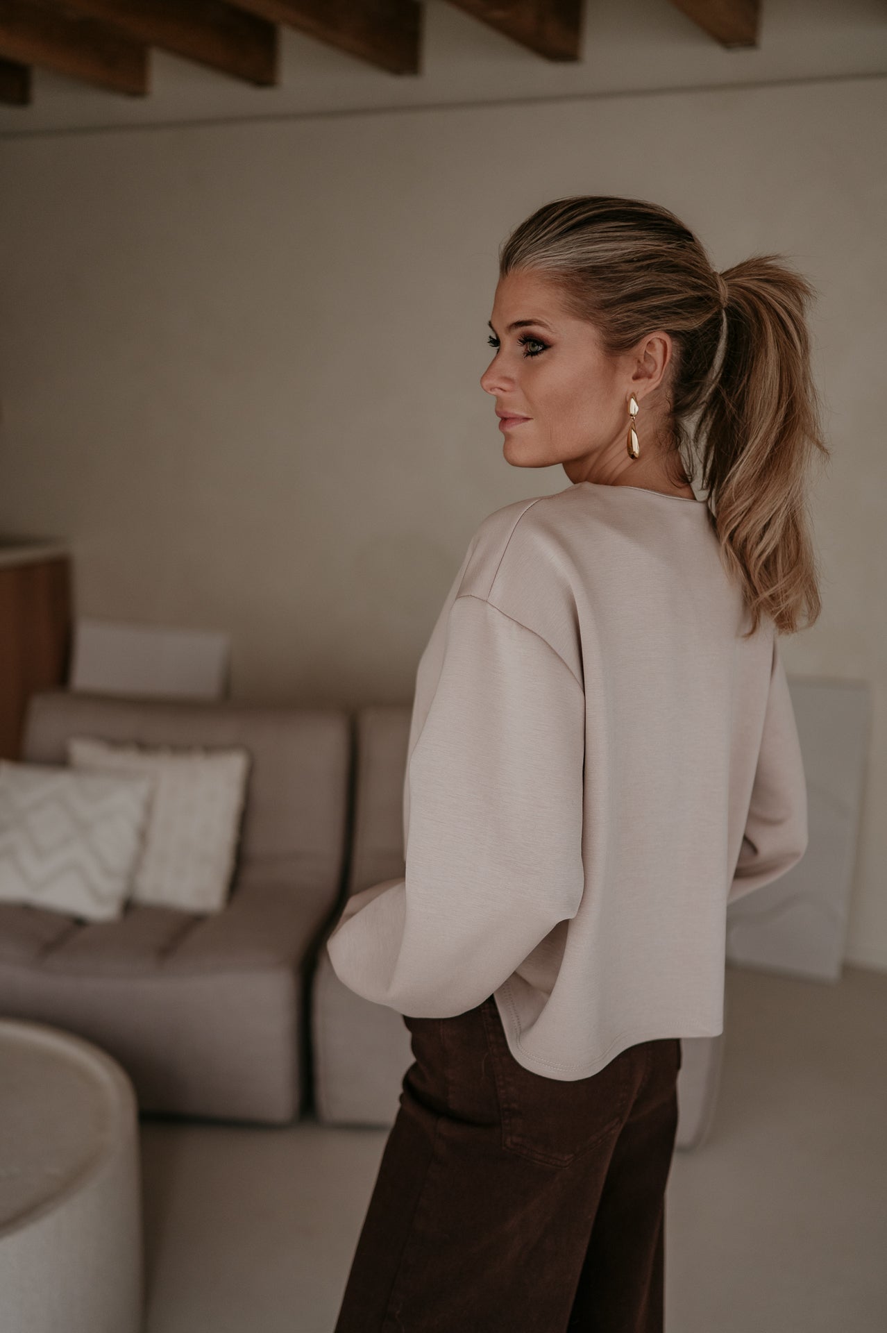 Ademaro LongsIeeve I Beige - Wild Souls by JV® - Longsleeves