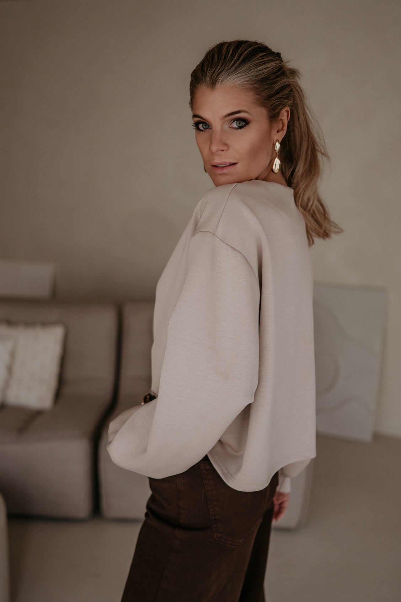 Ademaro LongsIeeve I Beige - Wild Souls by JV® - Longsleeves