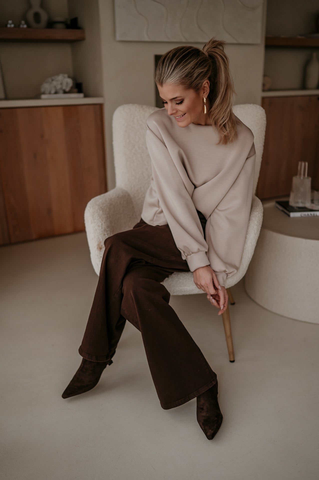 Ademaro LongsIeeve I Beige - Wild Souls by JV® - Longsleeves