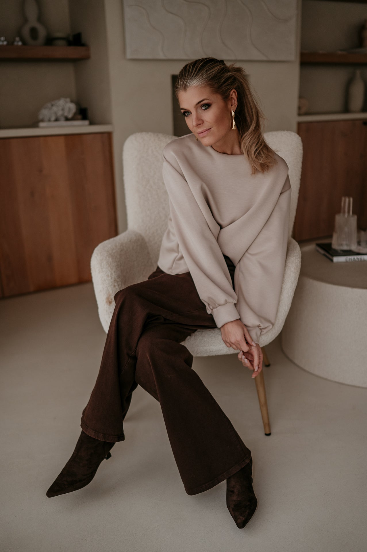 Ademaro LongsIeeve I Beige - Wild Souls by JV® - Longsleeves