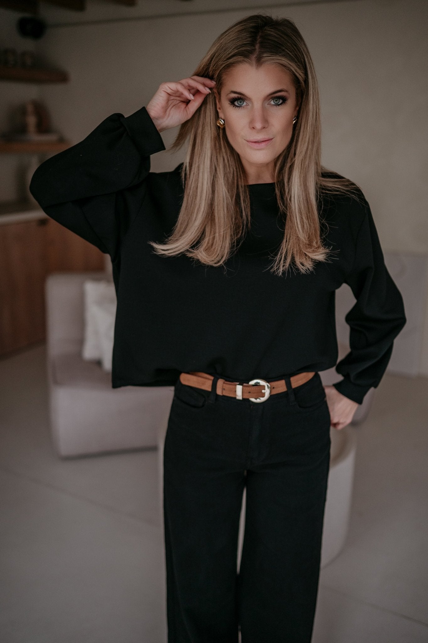 Ademaro longsIeeve I Black - Wild Souls by JV® - Longsleeves