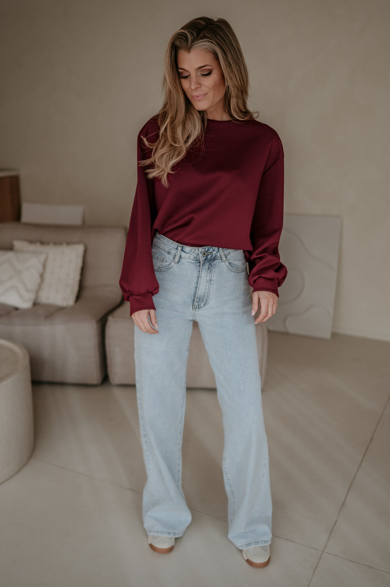 Ademaro LongsIeeve I Bordeaux - Wild Souls by JV® - T-shirts