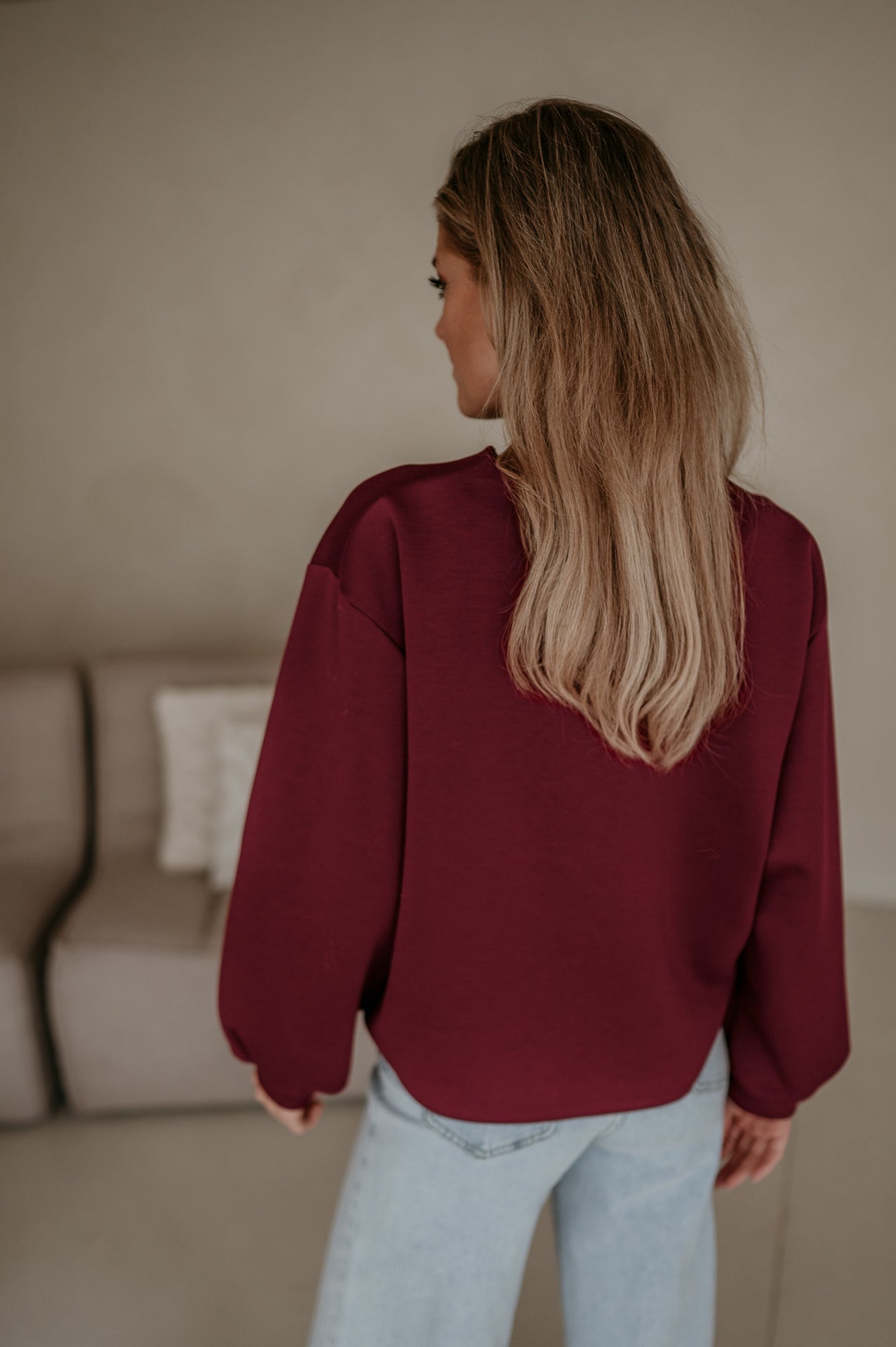 Ademaro LongsIeeve I Bordeaux - Wild Souls by JV® - T-shirts