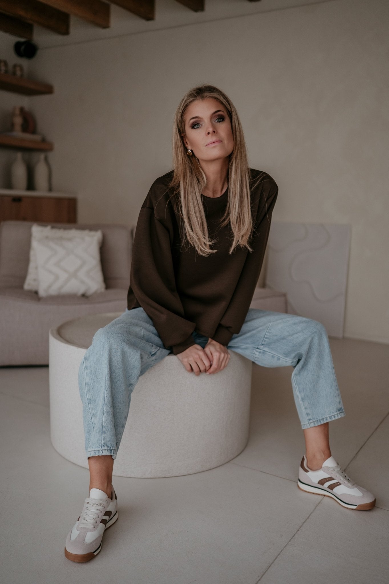 Ademaro longsIeeve I Chocolat Brown - Wild Souls by JV® - Longsleeves