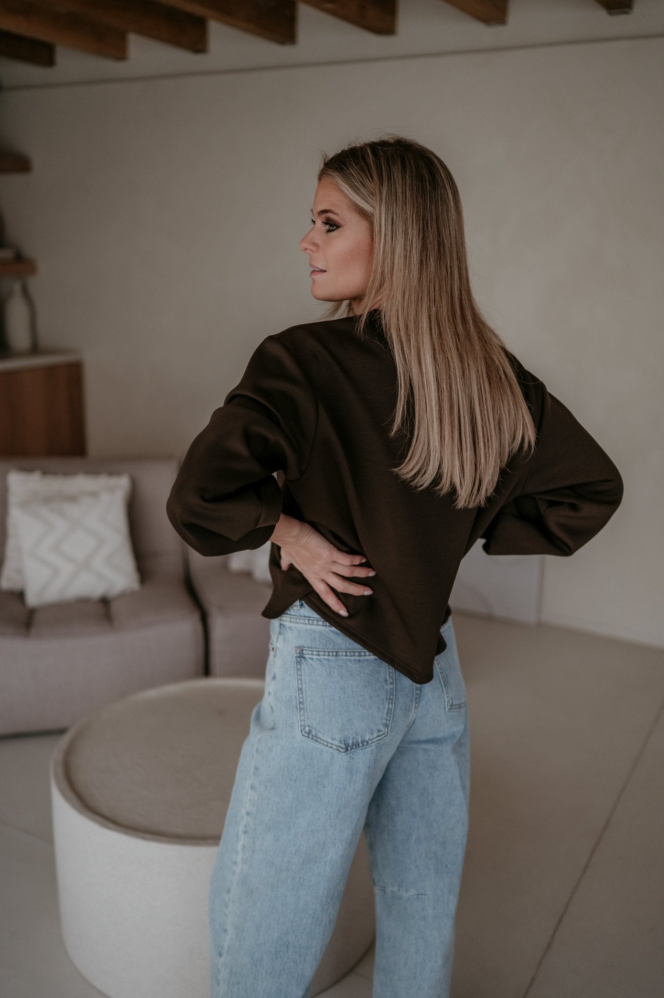 Ademaro longsIeeve I Chocolat Brown - Wild Souls by JV® - Longsleeves