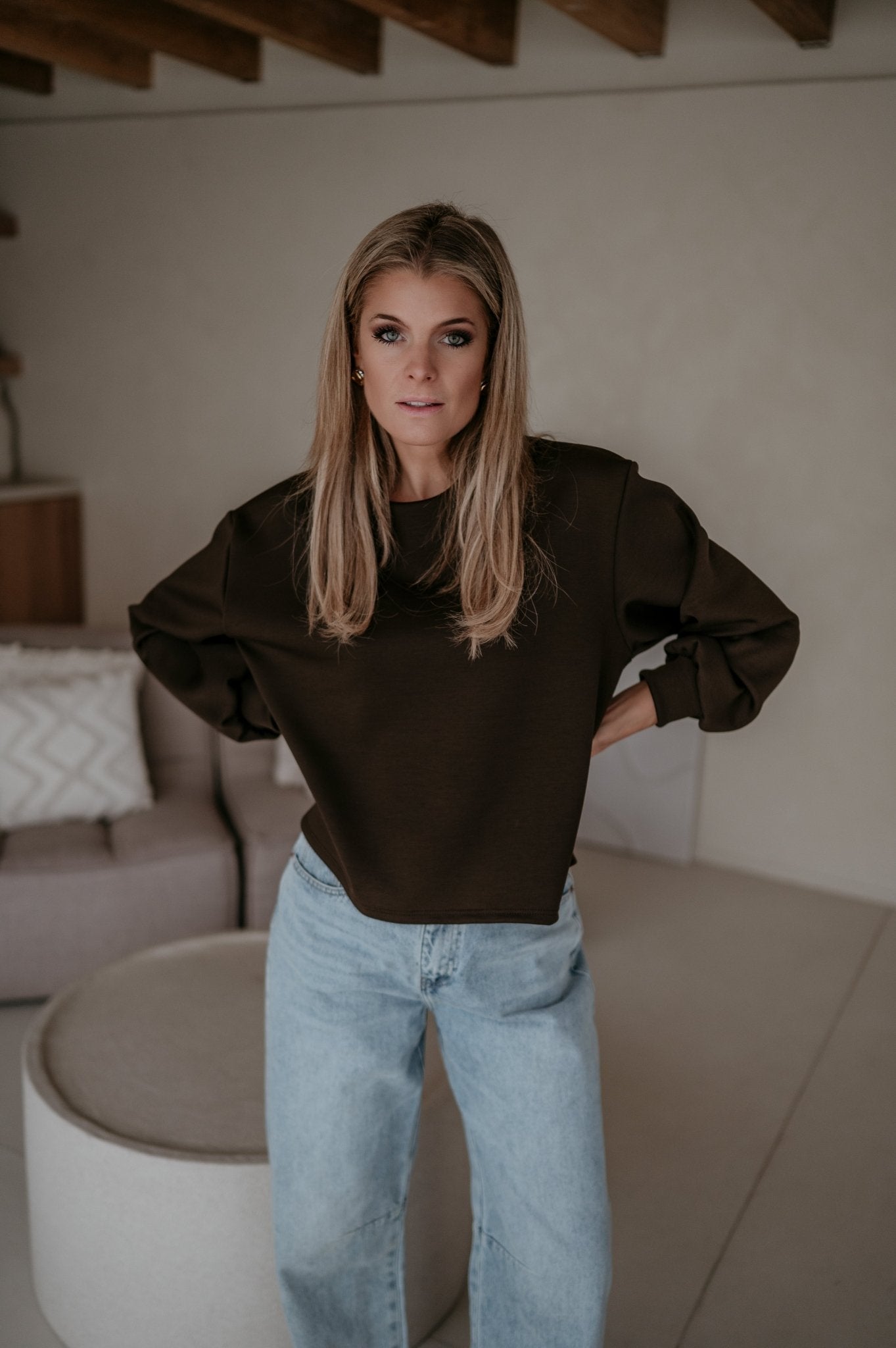 Ademaro longsIeeve I Chocolat Brown - Wild Souls by JV® - Longsleeves