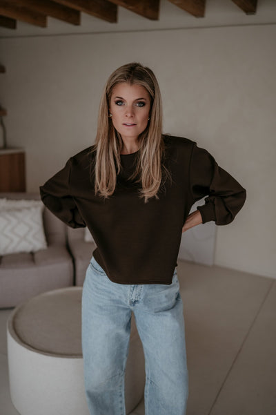 Ademaro longsIeeve I Chocolat Brown - Wild Souls by JV® - Longsleeves