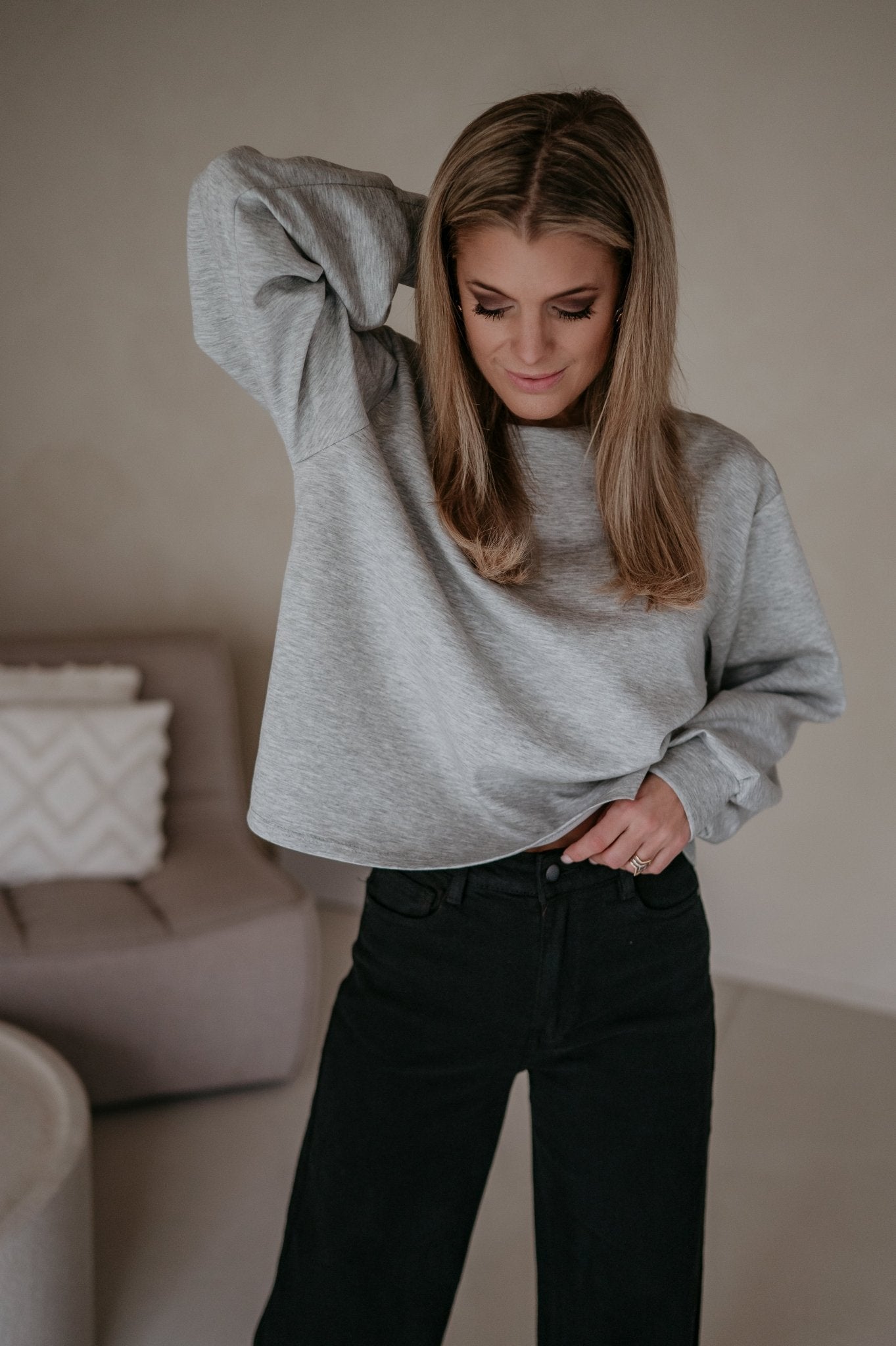 Ademaro longsIeeve I Grey - Wild Souls by JV® - Longsleeves