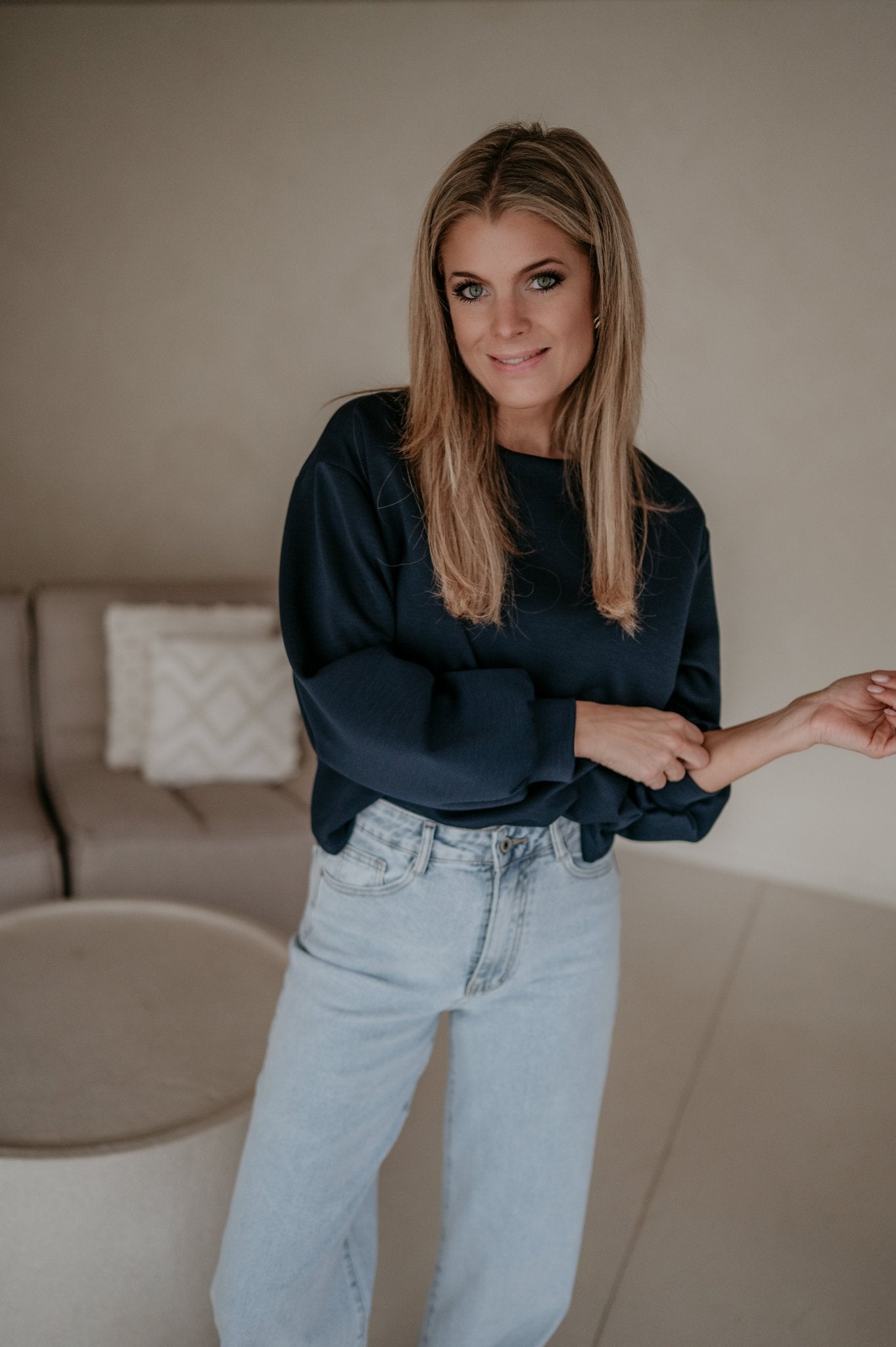 Ademaro longsIeeve I Navy Blue - Wild Souls by JV® - Longsleeves