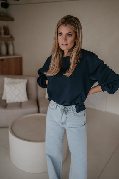 Ademaro longsIeeve I Navy Blue - Wild Souls by JV® - Longsleeves