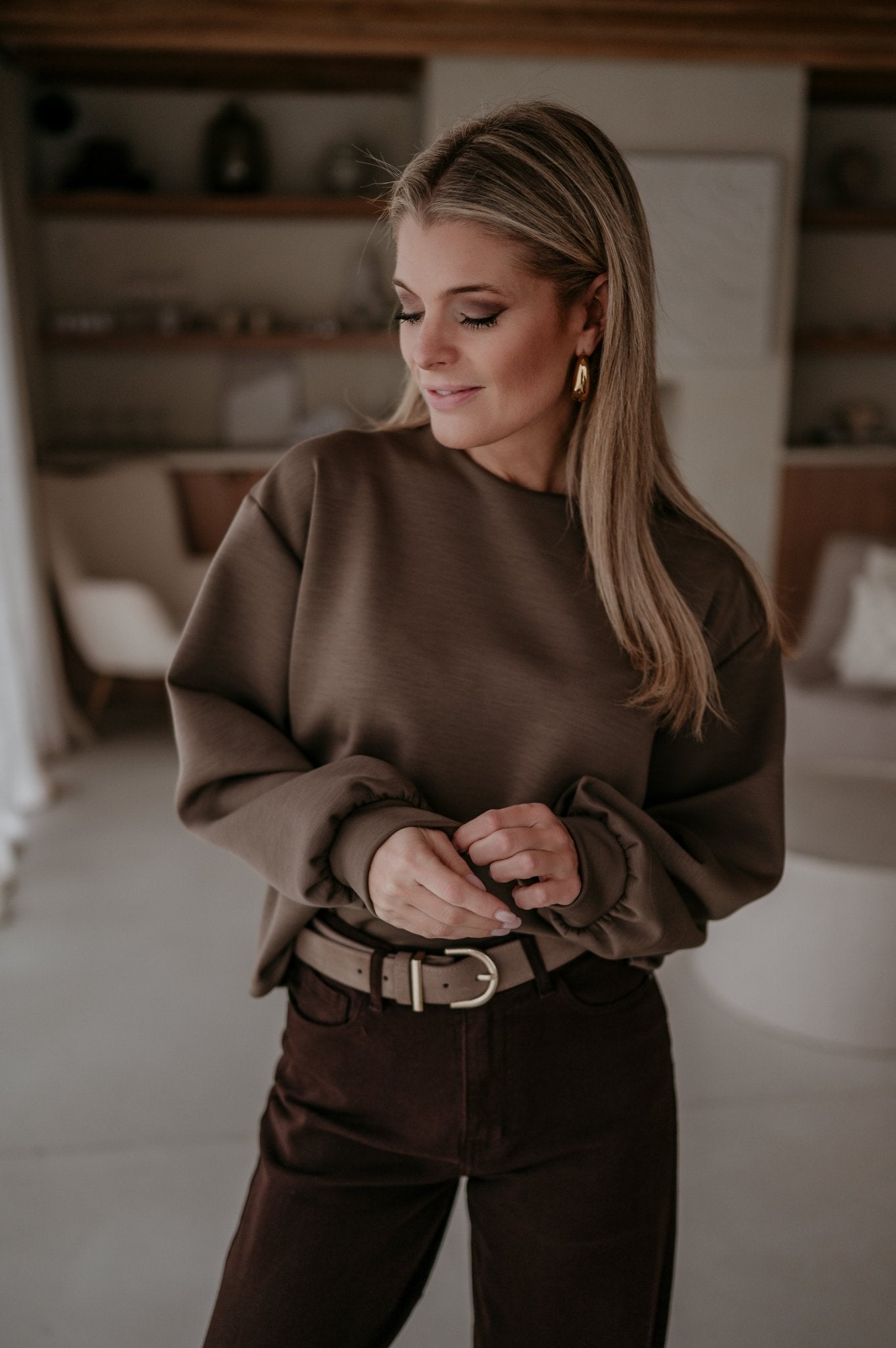 Ademaro longsIeeve I Taupe - Wild Souls by JV® - Longsleeves