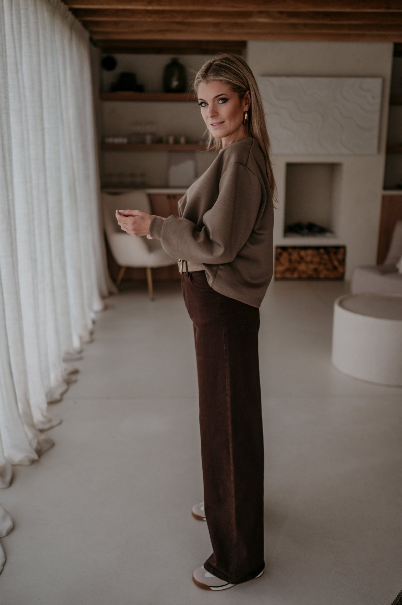 Ademaro longsIeeve I Taupe - Wild Souls by JV® - Longsleeves