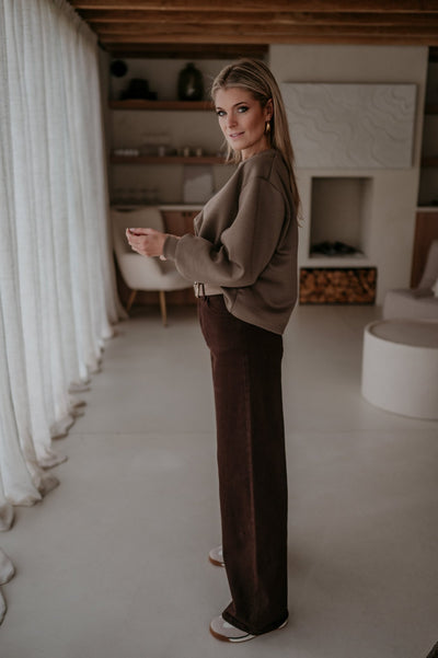 Ademaro longsIeeve I Taupe - Wild Souls by JV® - Longsleeves