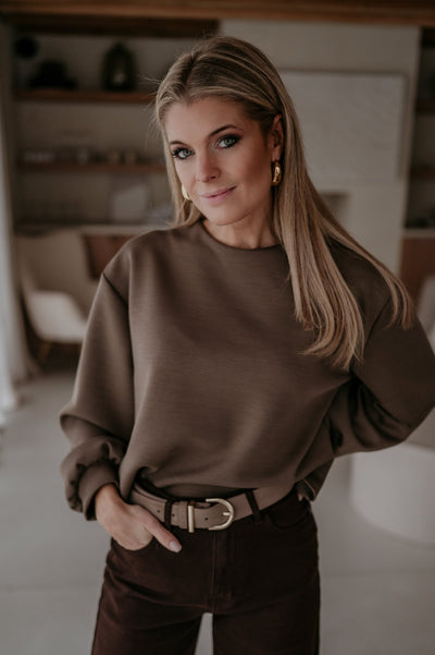 Ademaro longsIeeve I Taupe - Wild Souls by JV® - Longsleeves