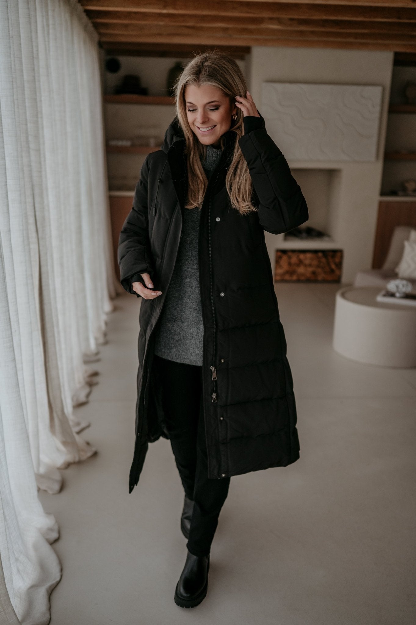 Affabile coat I Black - Wild Souls by JV® - Coats