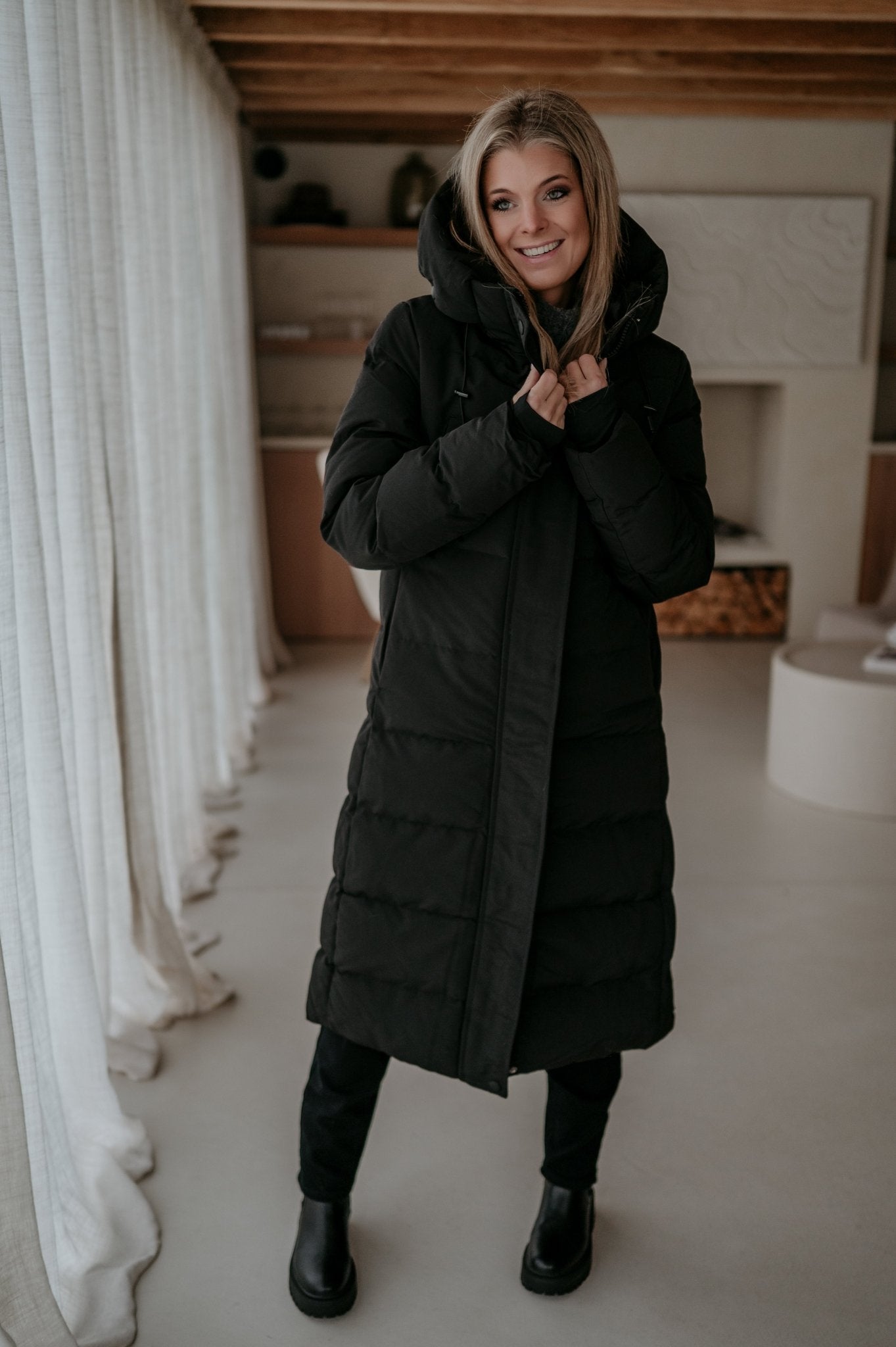 Affabile coat I Black - Wild Souls by JV® - Coats