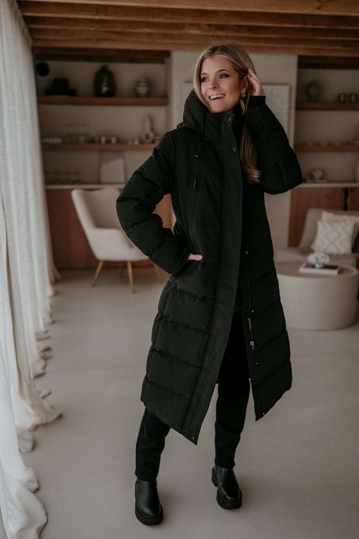 Affabile coat I Black - Wild Souls by JV® - Coats