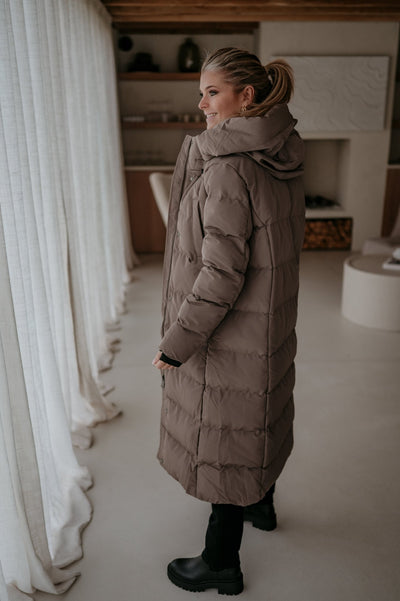 Affabile coat I Taupe - Wild Souls by JV® - Coats