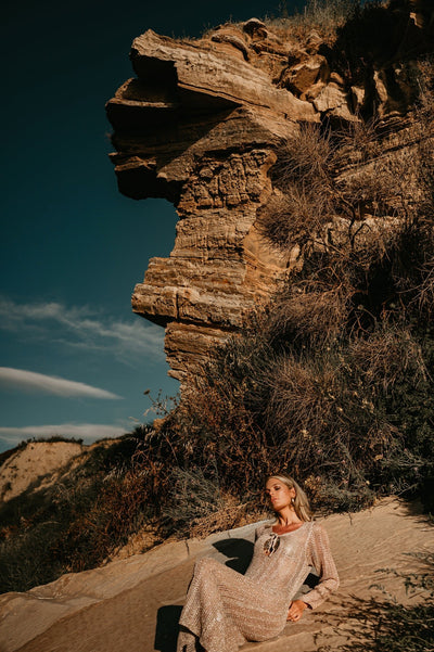 Affanno dress I Champagne - Wild Souls by JV® - Dresses