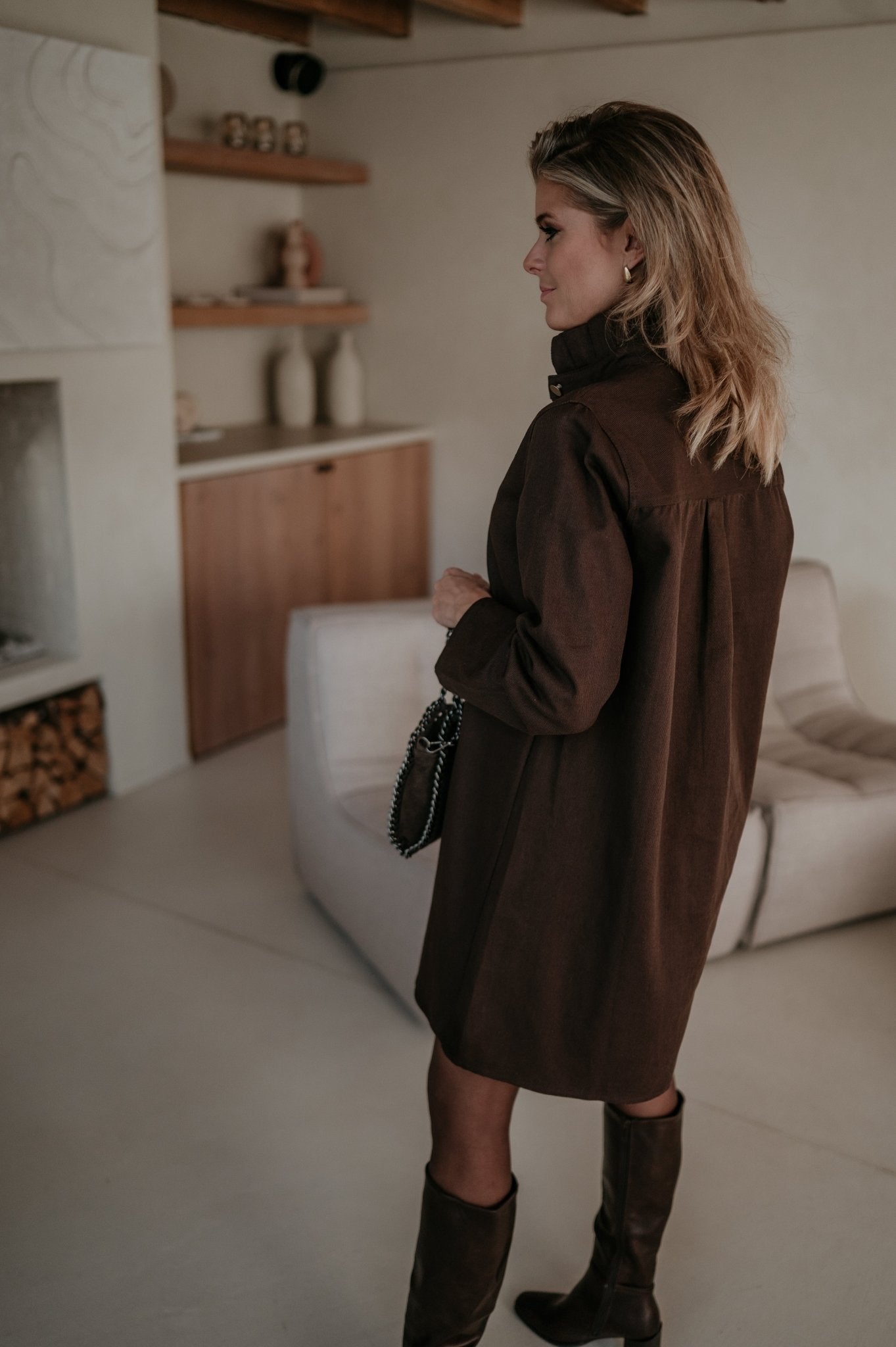 Aflizione dress I Brown - Wild Souls by JV® - Dresses