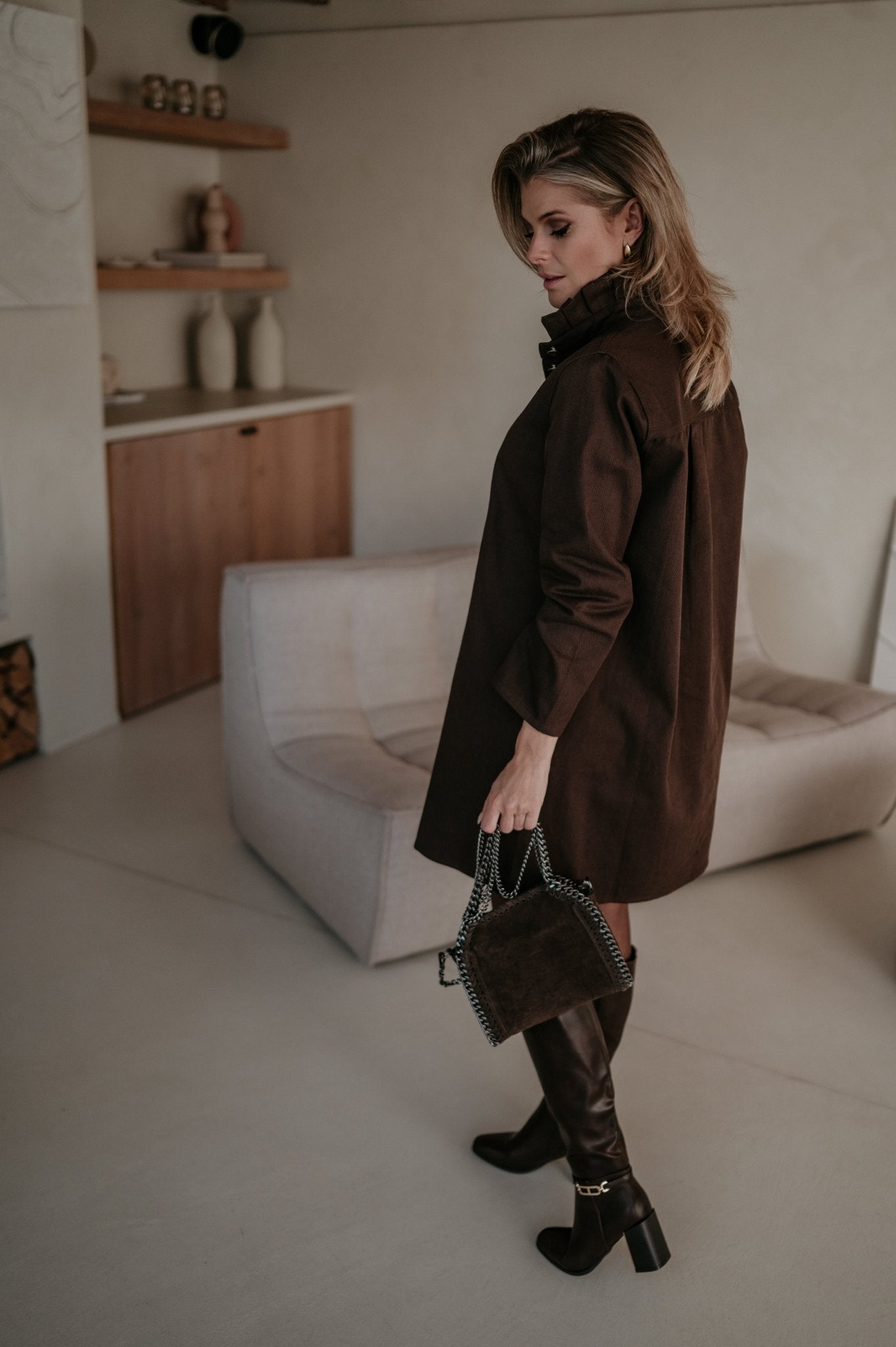Aflizione dress I Brown - Wild Souls by JV® - Dresses