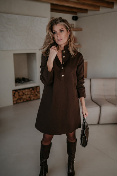 Aflizione dress I Brown - Wild Souls by JV® - Dresses