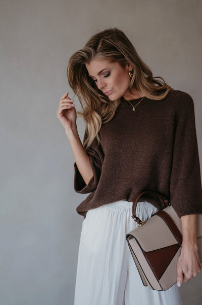 Alloro knit I Chocolate Brown - Wild Souls by JV® - Knits
