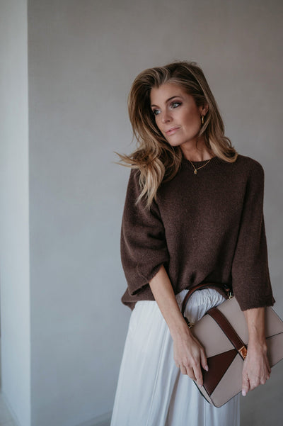 Alloro knit I Chocolate Brown - Wild Souls by JV® - Knits
