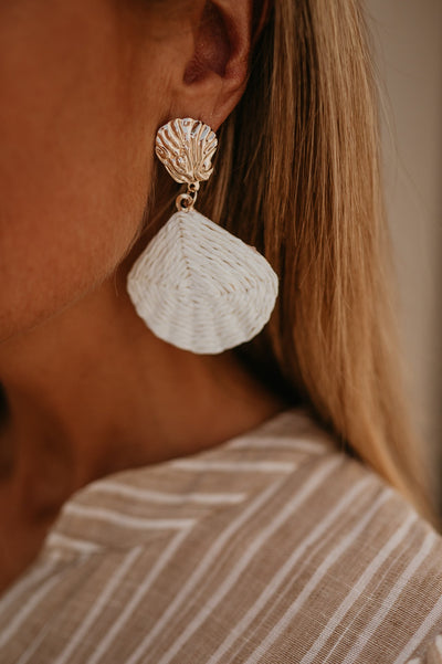 Alone earrings I Ecru - Wild Souls by JV® - Earrings