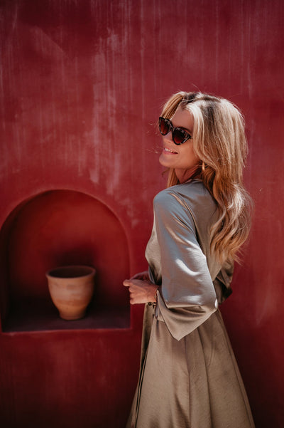 Anelito dress I Taupe - Wild Souls by JV® - Dresses