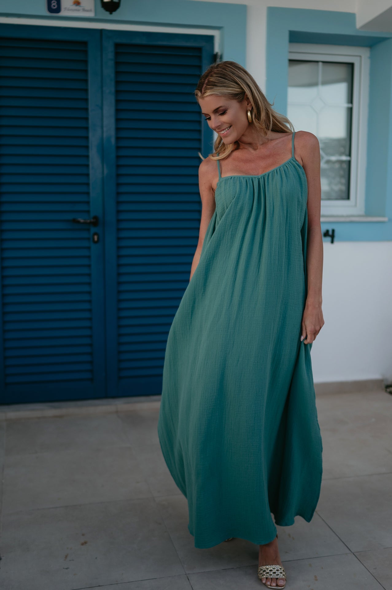 Ansare dress I Turquoise - Wild Souls by JV® - Dresses