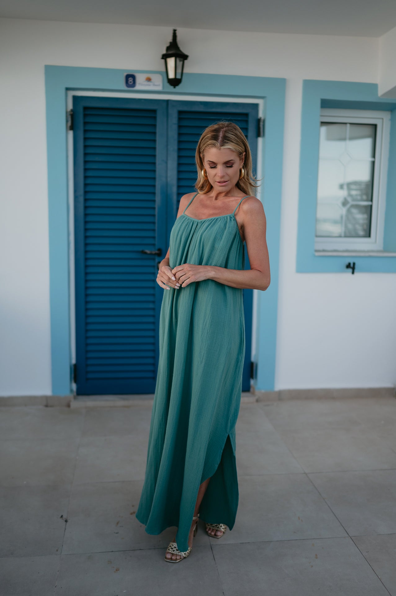 Ansare dress I Turquoise - Wild Souls by JV® - Dresses