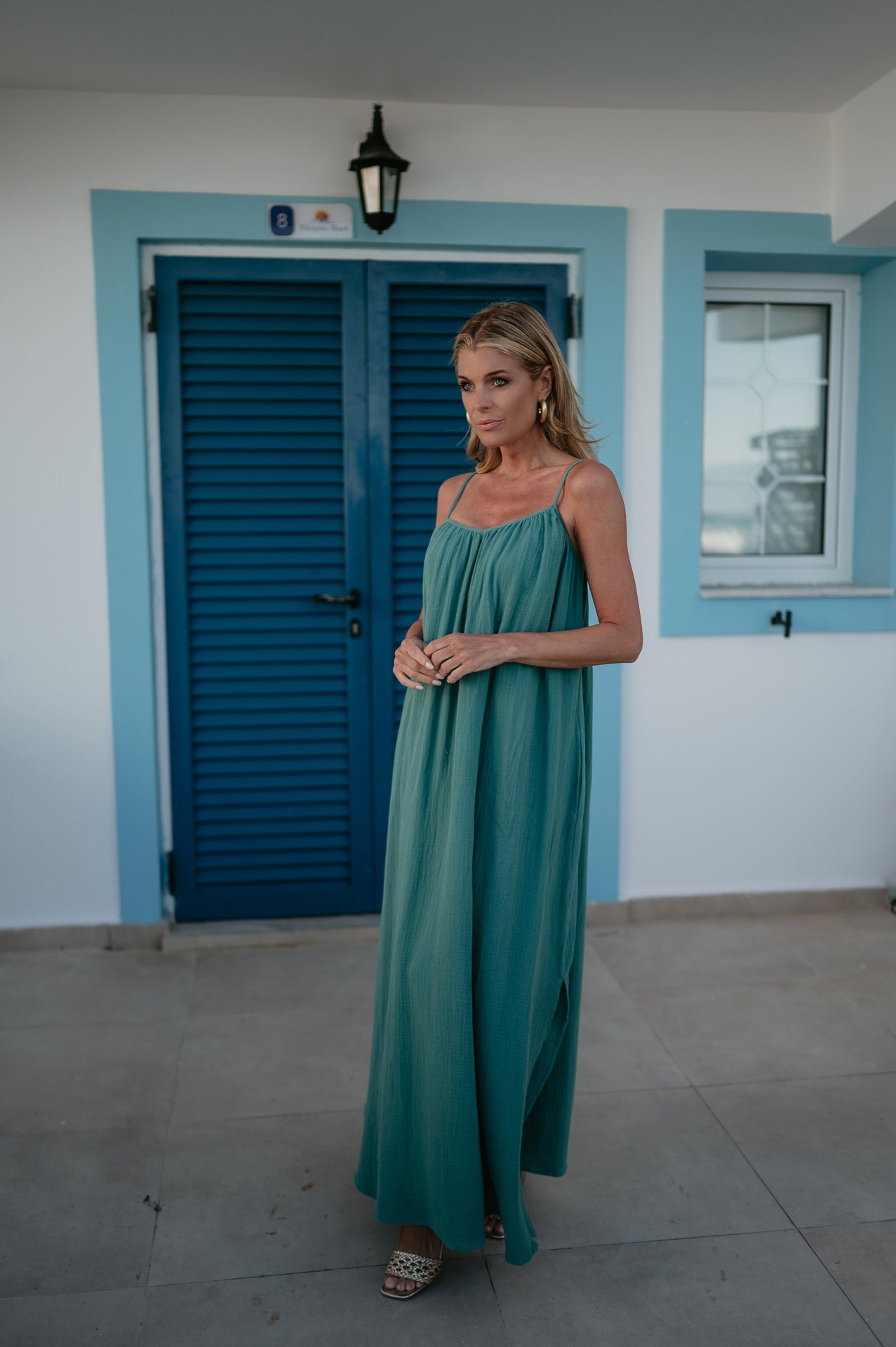 Ansare dress I Turquoise - Wild Souls by JV® - Dresses