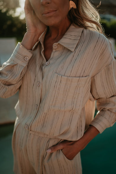 Ansito shirt I Beige - Wild Souls by JV® - Shirts