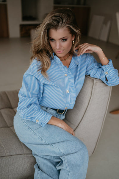 Antico blouse I Blue - Wild Souls by JV® - Blouses