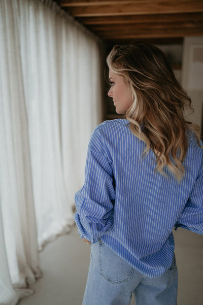 Antico blouse I Dark Blue - Wild Souls by JV® - Blouses
