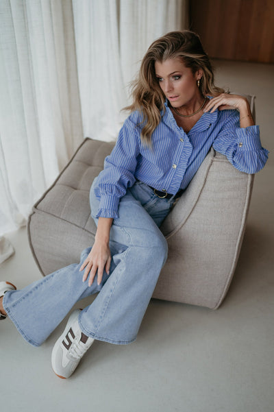 Antico blouse I Dark Blue - Wild Souls by JV® - Blouses
