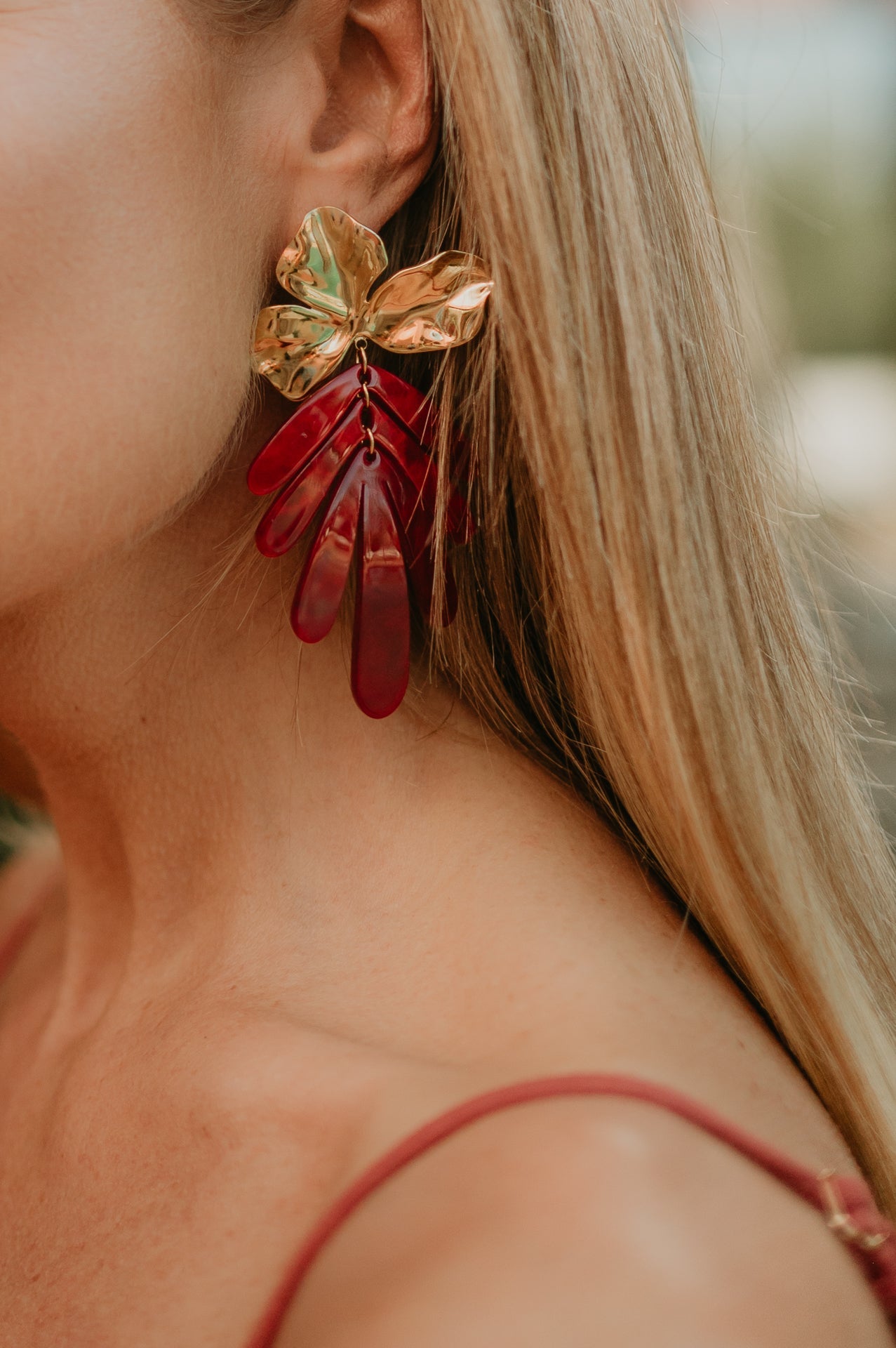 Arguto earrings I Bordeaux - Wild Souls by JV® - Earrings