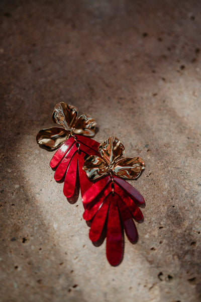 Arguto earrings I Bordeaux - Wild Souls by JV® - Earrings